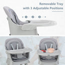 INFANS 8 in 1 Baby High Chair, Convertible Highchair for Babies and Toddlers, Infant Dining Booster Seat, Kids Stool Table Chair Set