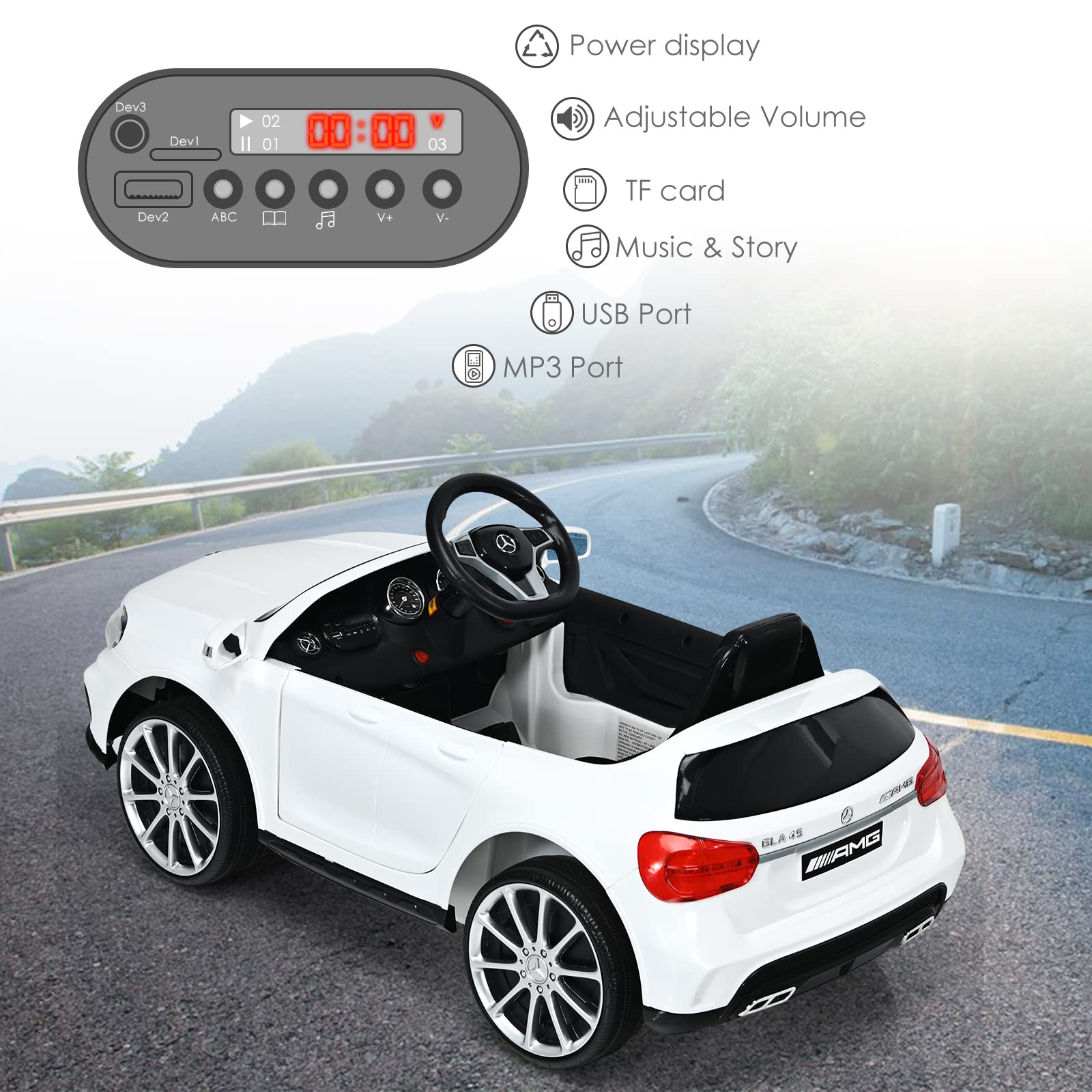 12V Electric Kids Ride On Carr with Remote Control INFANS