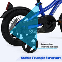 Kids Bike 12 14 16 18 Inch Toddlers Bike for Boys Girls Age 3-8 Years