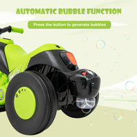 INFANS Kids Motorcycle, 6V Electric Ride on Car with Automatic Bubble Function for Children, Toddler Ages 3+