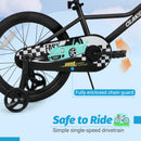 INFANS Kids Bike, 16 18 Inch Toddlers Bike with Training Wheels Safety Bell Adjustable Seat and Handlebar