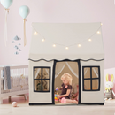 INFANS Kids Play Tent with Washable Mat Star Light Windows, Large Playhouse Toys for Children Boys Girls INFANS