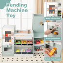 INFANS Grocery Store Playset, Kids Play Store, Wooden Supermarket Playset, Pretend Play Store Gift for Toddler