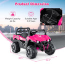 INFANS 12V Ride on Car UTV, Battery Powered Off-Road Kids Electric Vehicles with Remote Control, Music, Horn, MP3, Lights