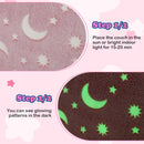 INFANS Kids Sofa with Glow in The Dark, Toddler Armchair Couch, Upholstered Comfy Foam Children Chair for Kindergarten Playroom