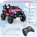 INFANS 24V 2 Seater Ride on Car for Kids, 2WD/4WD Battery Powered with Remote Control, 20" Wide Seat Electric Jeep Toys