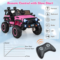 INFANS 24V 2 Seater Ride on Car for Kids, 2WD/4WD Battery Powered with Remote Control, 20" Wide Seat Electric Jeep Toys