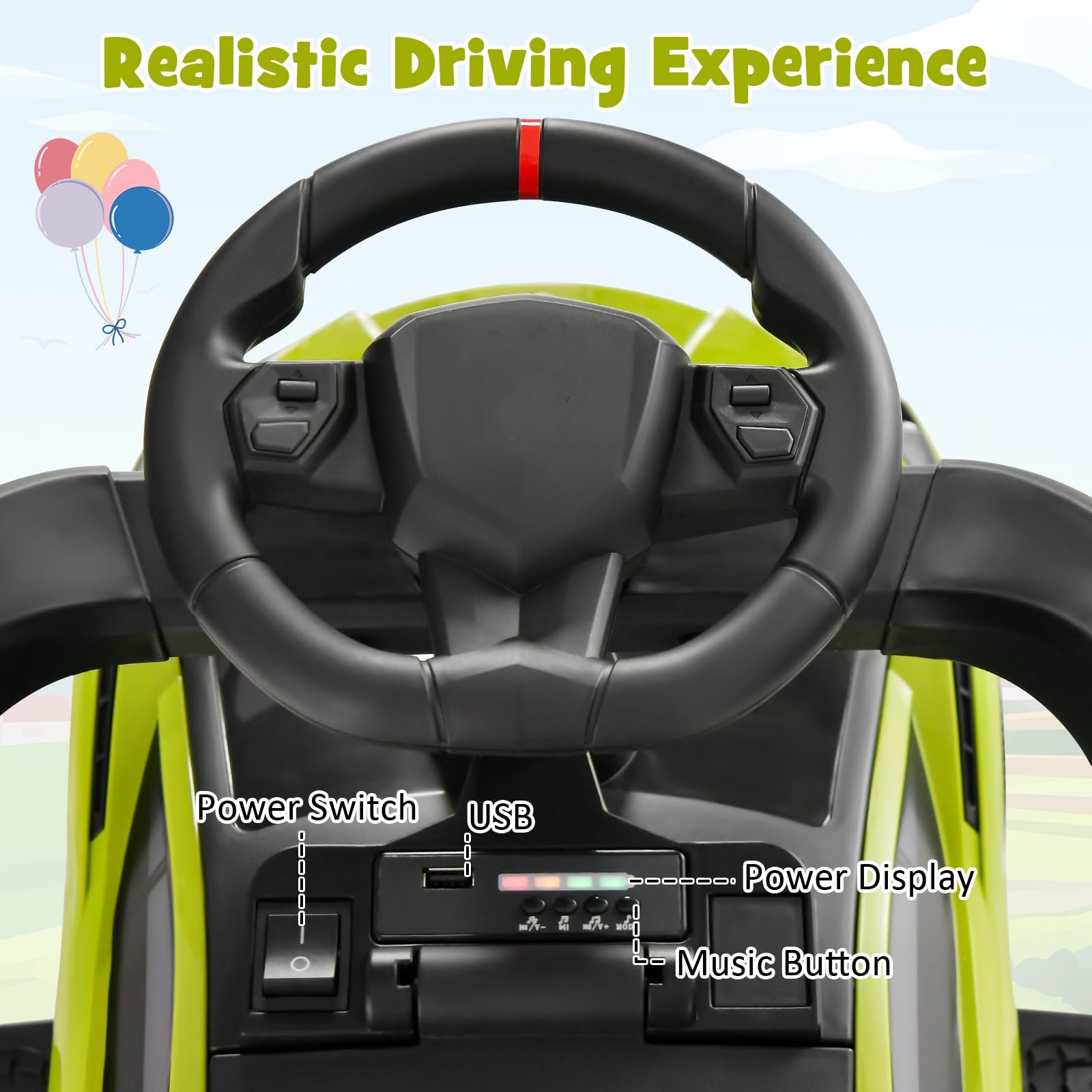 INFANS 3 in 1 Ride on Push Car, Licensed Lamborghini Baby Stroller Sliding Walking Car with Push Handle