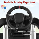 INFANS 3 in 1 Ride on Push Car, Licensed Lamborghini Baby Stroller Sliding Walking Car with Push Handle