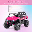 INFANS 12V Ride on Car UTV, Battery Powered Off-Road Kids Electric Vehicles with Remote Control, Music, Horn, MP3, Lights