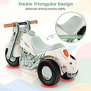 INFANS Ride on Push Car, Foot-to-Floor Sliding Car for Toddlers Kids Motorcycle with Bubble Maker, 3 Wheels Ride on Toys