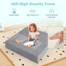 INFANS Modular Kids Play Couch, Toddler Sectional Fort Building Sofa for Playroom, Bedroom, Convertible Soft Foam Furniture