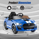Licensed Ford Mustang GT500 Ride on Car for Kids by INFANS, Battery Powered Electric Vehicle with Remote Control, 37-96 months