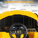INFANS 12V Licensed Lamborghini Sian Kids Ride on Car with Parent Remote Control, Electric Toy Roadster Carbon Fiber Textured