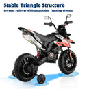 INFANS Kids Motorcycle 12V, Electric Ride-on Motorbike for Toddlers with Training Wheels