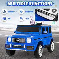 INFANS Licensed Mercedes Benz G63 Kids Ride on Car, 12V Electric Vehicle, Battery Powered for Children Boy Girl