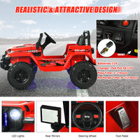 INFANS Kids Ride on Car Truck with 2.4G Remote Control, 12V Battery Powered Electric Cars for Kids