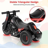 INFANS Ride on Push Car, Foot-to-Floor Sliding Car for Toddlers Kids Motorcycle with Bubble Maker, 3 Wheels Ride on Toys