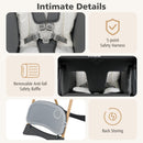 INFANS Baby High Chair, High Chairs for Babies & Toddlers, Convertible Quick Folding Portable Highchair