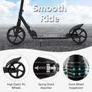 INFANS Kick Scooter for Adults Teens, Big Wheels Foldable Scooter  Ages 10+ Kids Youth