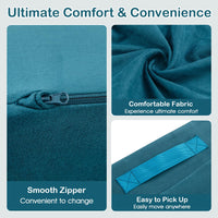 INFANS Modular Kids Play Couch, 8 PCS Toddler Creative Sectional Fort Building Sofa