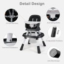 INFANS 9 in 1 High Chair, Convertible Baby Highchair, Table and Chair Set Building Block Infant Dining Booster Seat