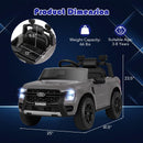 INFANS Licensed Ford Ranger Ride on Pickup Truck by INFANS, 12V Battery Powered Electric Vehicle for Kids with Remote Control