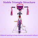 INFANS Kids Bike for Girls, 14 16 Inch Children's Bicycle with Removable Training Wheels and Doll Seat