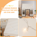 INFANS Kids Play Tent with Washable Mat Star Light Windows, Large Playhouse Toys for Children Boys Girls INFANS