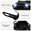 12V Electric Vehicle Car with Remote Control, Toddlers Battery Powered Toy with 2 Speeds, Spring Suspension INFANS