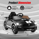 Licensed Ford Mustang GT500 Ride on Car for Kids by INFANS, Battery Powered Electric Vehicle with Remote Control, 37-96 months