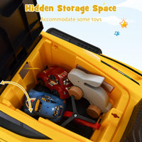 INFANS 3 in 1 Ride on Push Car, Licensed Lamborghini Baby Stroller Sliding Walking Car with Push Handle