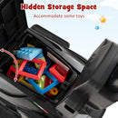 INFANS 3 in 1 Ride on Push Car, Licensed Lamborghini Baby Stroller Sliding Walking Car with Push Handle