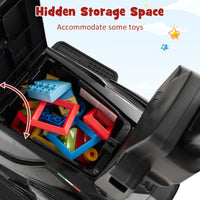 INFANS 3 in 1 Ride on Push Car, Licensed Lamborghini Baby Stroller Sliding Walking Car with Push Handle