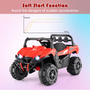 INFANS 12V Ride on Car UTV, Battery Powered Off-Road Kids Electric Vehicles with Remote Control, Music, Horn, MP3, Lights