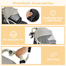 INFANS Lightweight Baby Stroller for 0-36 Month, Compact Stroller with One-Hand Fold, Travel Stroller for Airplane