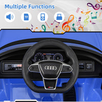 INFANS 12V Kids Ride on Car, Licensed Audi RS e-tron GT Electric Vehicle, Toddlers Battery Powered Toy