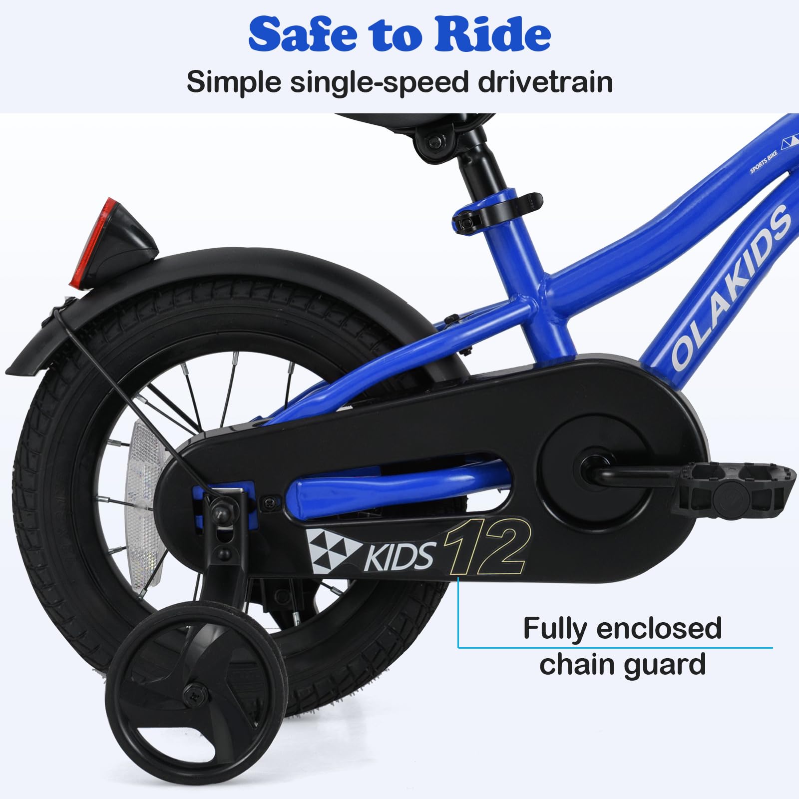 Kids Bike 12 14 16 18 Inch Toddlers Bike for Boys Girls Age 3-8 Years