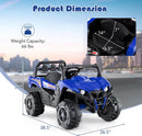 INFANS 12V Ride on Car UTV, Battery Powered Off-Road Kids Electric Vehicles with Remote Control, Music, Horn, MP3, Lights