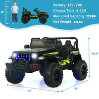 INFANS Kids Ride on Car Truck with 2.4G Remote Control, 12V Battery Powered Electric Cars for Kids