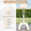 INFANS Toddler Basketball Hoop, 3 in 1 Height Adjustable Kids Sports Activity Center Indoor with Soccer Goal Golf Ball and Club