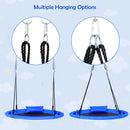 INFANS 660lbs 40 Inch Saucer Tree Swing, Round Flying Swing Seat for Kids, Outdoor Round Platform Swing