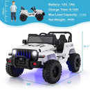 INFANS Kids Ride on Car Truck with 2.4G Remote Control, 12V Battery Powered Electric Cars for Kids