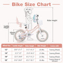 Kids Bike 12 14 16 18 Inch Toddlers Bike for Boys Girls Age 3-8 Years