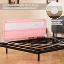 INFANS Bed Rail for Toddlers, 59" Foldable Safety Baby Crib Rail Fit for Kids Twin, Extra Long Swing Down Bed Guardrail for Convertible Crib, Queen, Full, King Mattress Side Guard