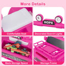 INFANS Kids Ride on Car, 6V Battery Powered Electric Vehicle ATV for Toddlers with Foot Pedal, Music