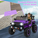 INFANS 24V 2 Seater Ride on Car for Kids, 2WD/4WD Battery Powered with Remote Control, 20" Wide Seat Electric Jeep Toys