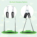 INFANS 660lbs 40 Inch Saucer Tree Swing, Round Flying Swing Seat for Kids, Outdoor Round Platform Swing