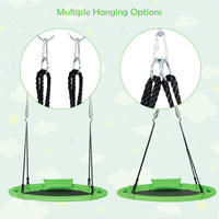 INFANS 660lbs 40 Inch Saucer Tree Swing, Round Flying Swing Seat for Kids, Outdoor Round Platform Swing