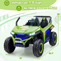 INFANS 2 Seater Kids Ride on UTV, 12V Electric Truck Car with Remote Control, Battery Powered Vehicle